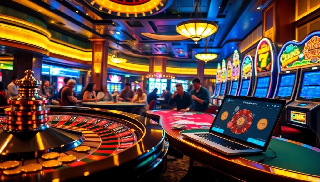 Experience the thrill of a high-stakes game at https://gg88com.pro/ with vibrant roulette and poker setups.
